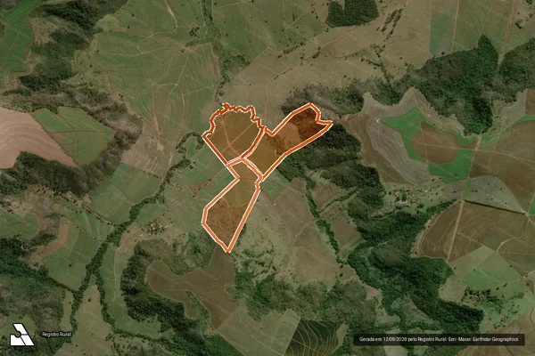 Imagem de satélite de SITIO SÃO JORGE em RIBEIRÃO BONITO - SP