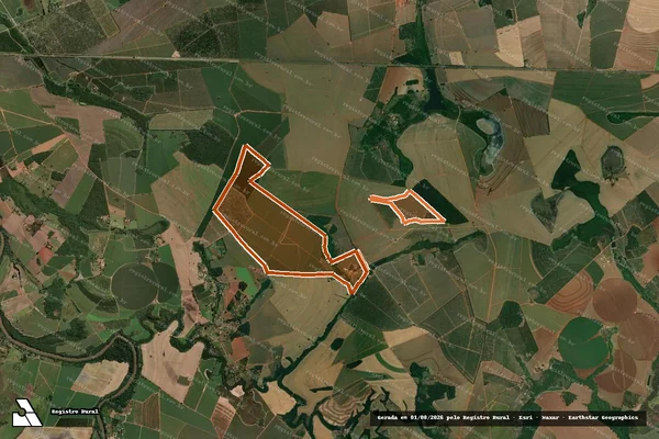 Imagem de satélite de Fazenda Santa Tereza em PIRASSUNUNGA - SP
