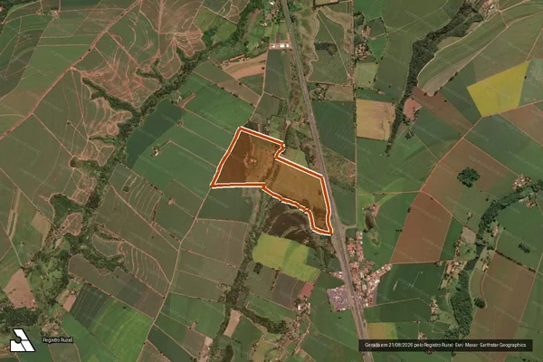 Imagem de satélite de Sitio Cerrado Ou Lopes em SANTA CRUZ DA CONCEIÇÃO - SP