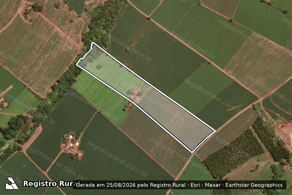 Imagem de satélite de SITIO FORTUNA em SANTA CRUZ DA CONCEIÇÃO - SP