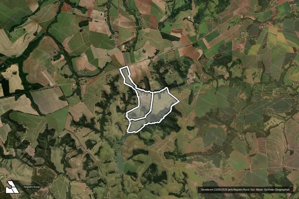 Imagem de satélite de Fazenda Barrinha em SANTA CRUZ DA CONCEIÇÃO - SP