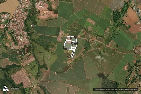 Imagem de satélite de Estancia Augustus I em SANTA CRUZ DA CONCEIÇÃO - SP