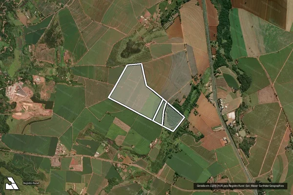 Imagem de satélite de Sitio Palmeiras em SANTA CRUZ DA CONCEIÇÃO - SP