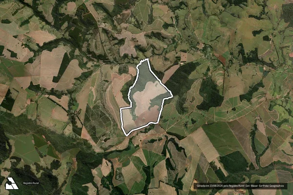 Imagem de satélite de SITIO SANTA JULIETA em SANTA CRUZ DA CONCEIÇÃO - SP