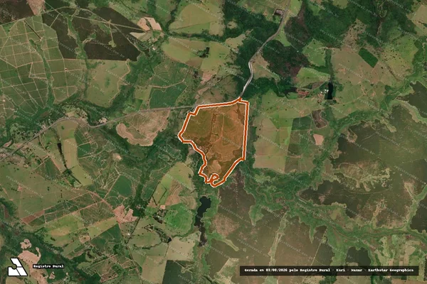 Imagem de satélite de FAZENDA RIO DO PEIXE em MARÍLIA - SP