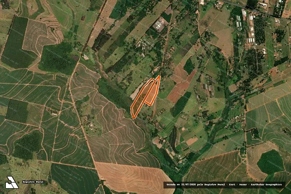 Imagem de satélite de ESTANCIA JM em TUPÃ - SP