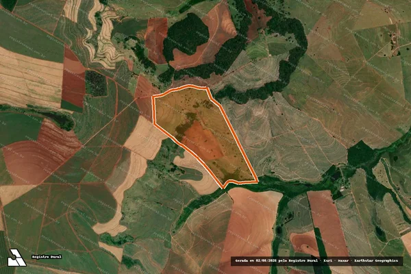 Imagem de satélite de Fazenda Santa Izabel em BOCAINA - SP