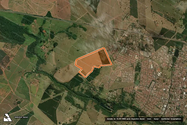 Imagem de satélite de FAZENDA SANTA MARIA em BROTAS - SP