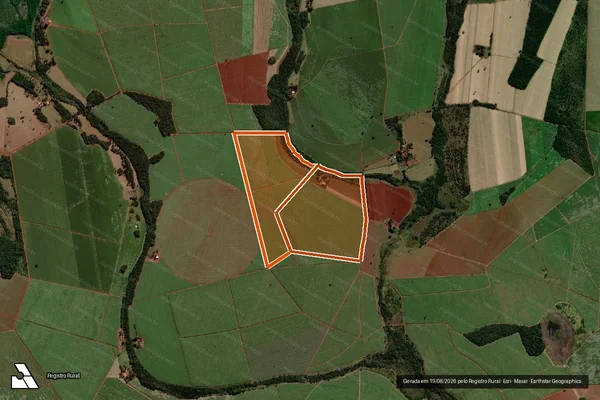 Imagem de satélite de Fazenda Sao Jose em PIRAJUBA - MG