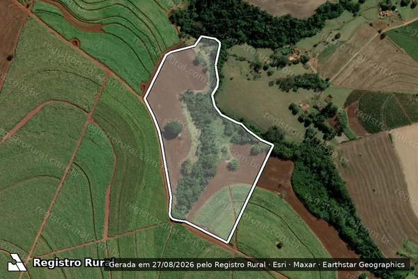 Imagem de satélite de Sitio Santa Augusta - 2A em BERNARDINO DE CAMPOS - SP