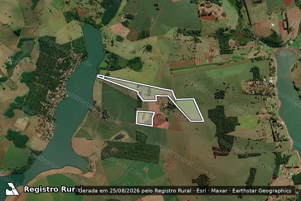 Imagem de satélite de SITIO SAO JOSE em ARANDU - SP