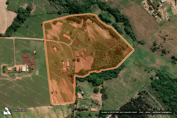 Imagem de satélite de Chacara Bull em LIMEIRA - SP
