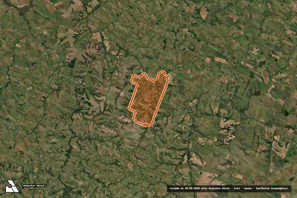 Imagem de satélite de FAZENDA NOVA FLORESTA em CAIABU - SP