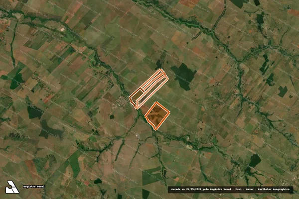 Imagem de satélite de Fazenda Iporanga em CAIUÁ - SP