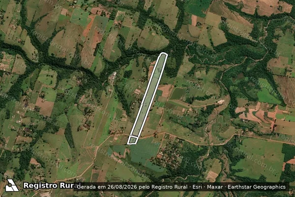 Imagem de satélite de SITIO SAO PEDRO em PRESIDENTE PRUDENTE - SP