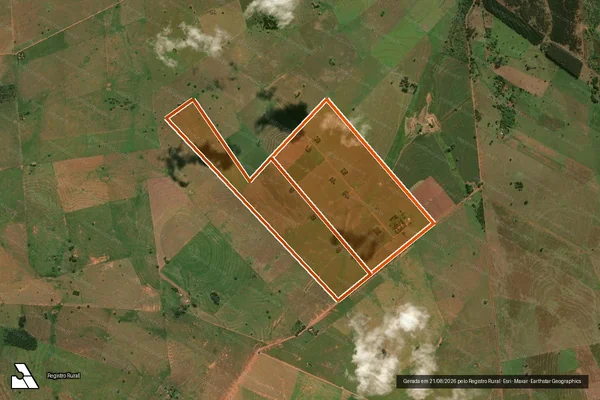 Imagem de satélite de ESTÂNCIA SÃO PEDRO em PRESIDENTE VENCESLAU - SP