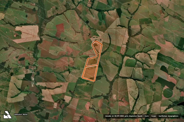 Imagem de satélite de FAZENDA SÃO FRANCISCO em TACIBA - SP