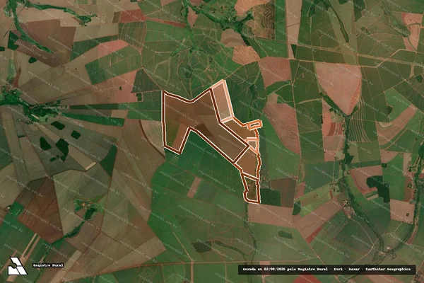Imagem de satélite de SITIO AGUA DA FIGUEIRA em TARUMÃ - SP