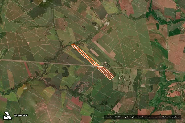 Imagem de satélite de Fazenda Cervo Ou Pouso Alegre em ASSIS - SP