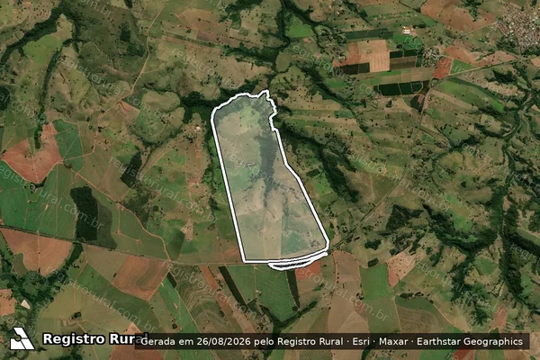 Imagem de satélite de Fazenda Atalaia II - Partes 1 e 2 em LUTÉCIA - SP