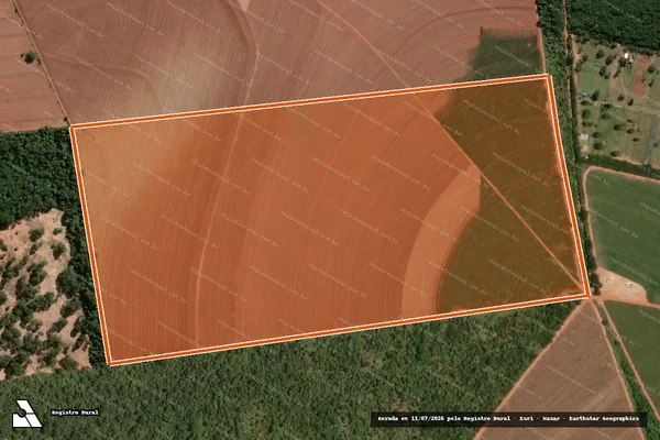 Imagem de satélite de ESTANCIA DONA NINA em Paraguaçu Paulista - SP