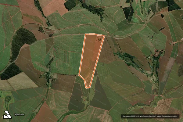 Imagem de satélite de Sítio São Roque em BERNARDINO DE CAMPOS - SP
