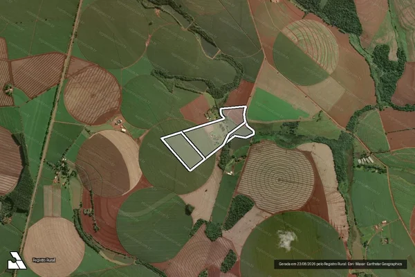 Imagem de satélite de SITIO PARAISO em BERNARDINO DE CAMPOS - SP