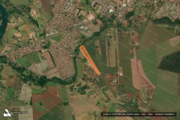 Imagem de satélite de Sitio Sao Luiz em OURINHOS - SP