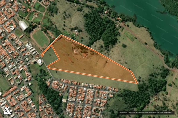 Imagem de satélite de CHACARA SANTA RITA DE CASSIA em PIRAJU - SP