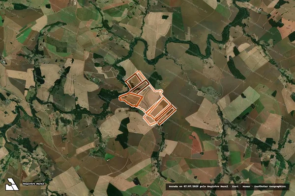 Imagem de satélite de SÍTIO SÃO BENEDITO em SANTA CRUZ DO RIO PARDO - SP