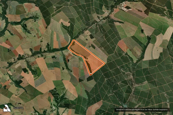 Imagem de satélite de FAZENDA DUAS IRMAS em SANTA CRUZ DO RIO PARDO - SP