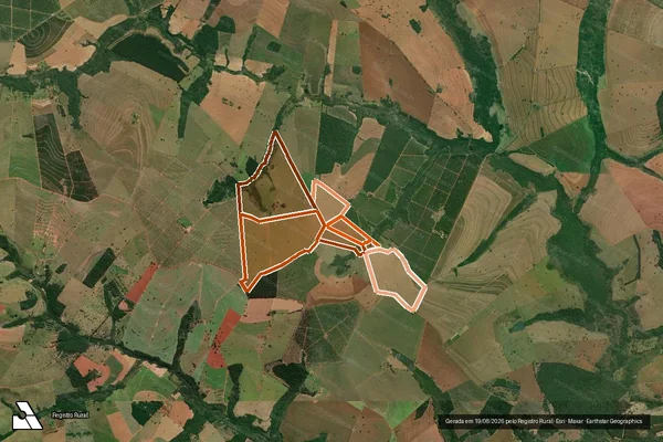 Imagem de satélite de FAZENDA SANTA MARIA III em SÃO PEDRO DO TURVO - SP
