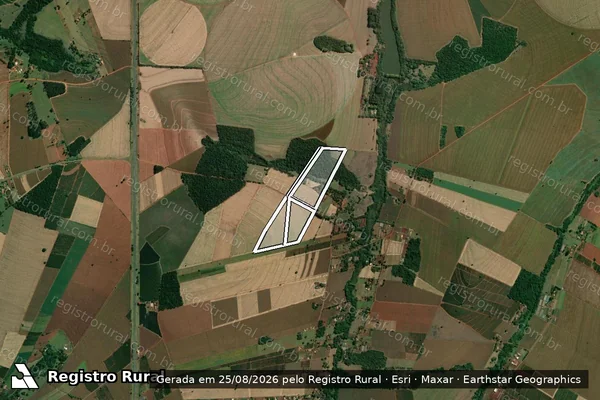 Imagem de satélite de Sitio Sao Carlos em RIBEIRÃO DO SUL - SP