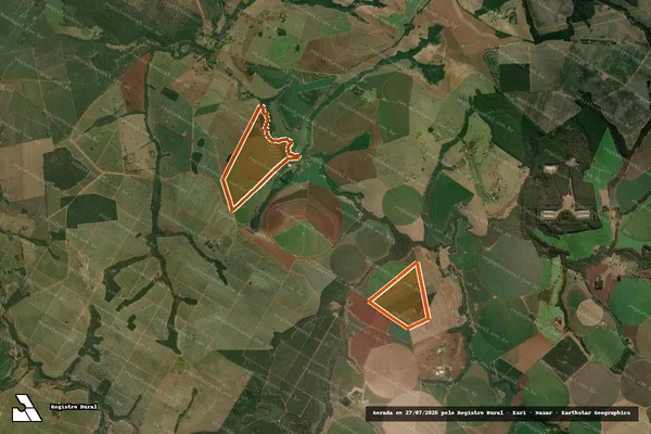 Imagem de satélite de FAZENDA SANTA MARIA em AVARÉ - SP