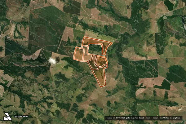 Imagem de satélite de Fazenda Nossa Senhora De Fatima em CONCHAS - SP