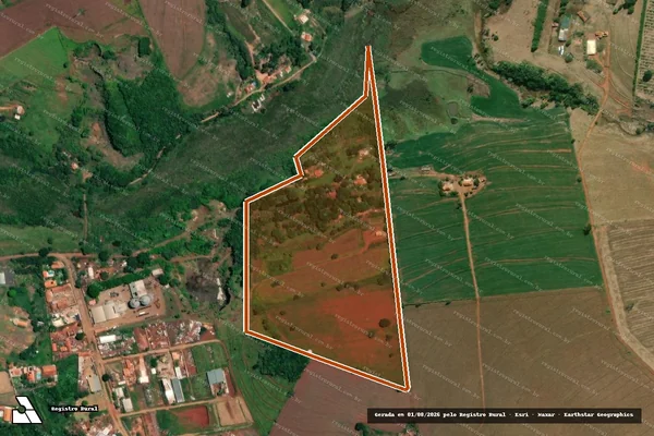 Imagem de satélite de Chacara Sao Joao em ITAÍ - SP