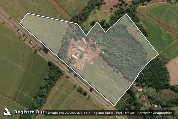 Imagem de satélite de FAZ. BOM SUCESSO DA AREIA BRANCA em SÃO MANUEL - SP