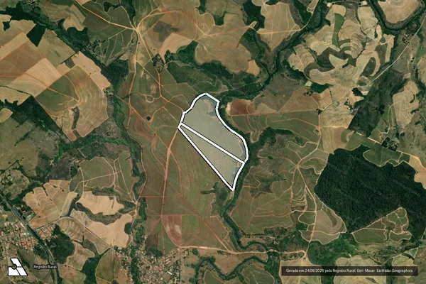 Imagem de satélite de SITIO RECREIO VELHO em CHARQUEADA - SP