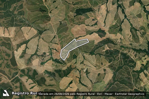 Imagem de satélite de Sitio Santa Angela em CHARQUEADA - SP