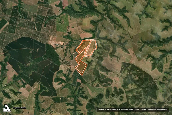 Imagem de satélite de Fazenda Sao Fernando I em PIRACICABA - SP