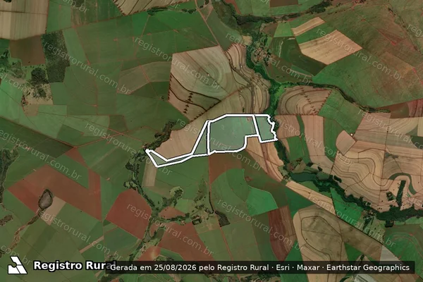 Imagem de satélite de Fazenda Santo Antonio em MORRO AGUDO - SP