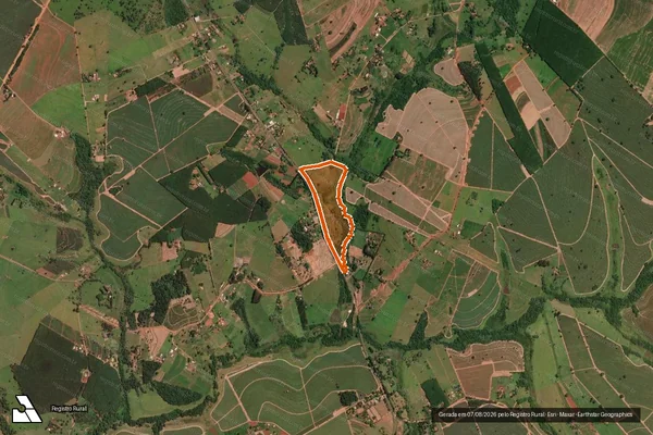 Imagem de satélite de Sitio Dois Irmaos em BADY BASSITT - SP