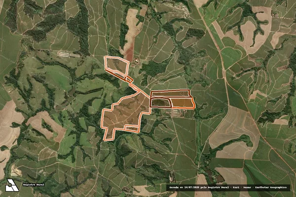 Imagem de satélite de Sitio Sao Joao em RAFARD - SP