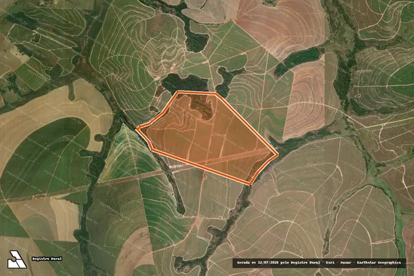 Imagem de satélite de Sitio Areia Branca em Santa Bárbara d'Oeste - SP