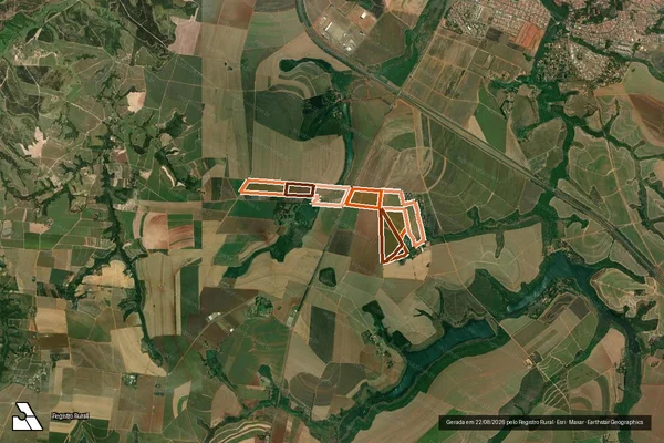 Imagem de satélite de Sitio Marilena em SANTA BÁRBARA D'OESTE - SP