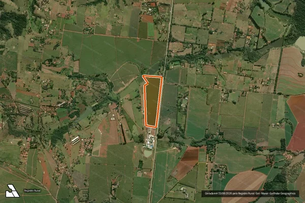Imagem de satélite de SITIO SAO FRANCISCO em CESÁRIO LANGE - SP