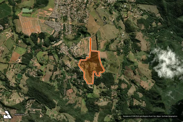 Imagem de satélite de SÍTIO PAIOL VÔ GETULIO em CABREÚVA - SP