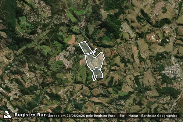 Imagem de satélite de Fazenda Santa Barbara em ITATIBA - SP
