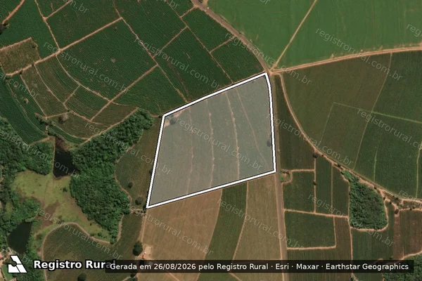 Imagem de satélite de Sitio Santa Cruz em RIBEIRÃO CORRENTE - SP