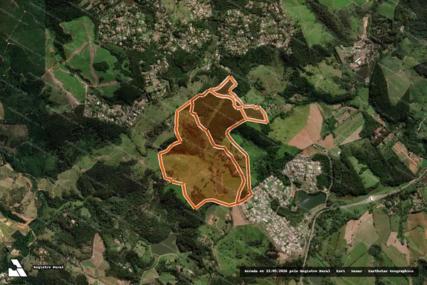Imagem de satélite de FAZENDA SANTA MARIA em LOUVEIRA - SP